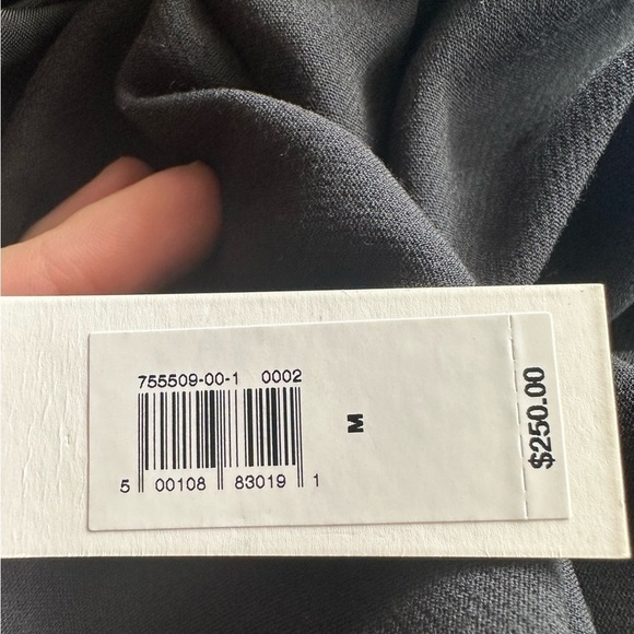 NWT! Banana Republic Black Forte Ruffle Mini Ruffle Dress - Size Medium🪁 - Picture 5 of 5